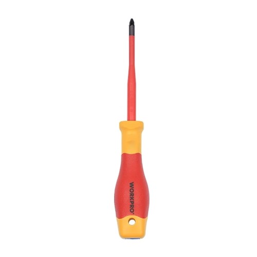 Destornillador Electricista Pozidriv Aislado VDE PZ2x100mm Workpro