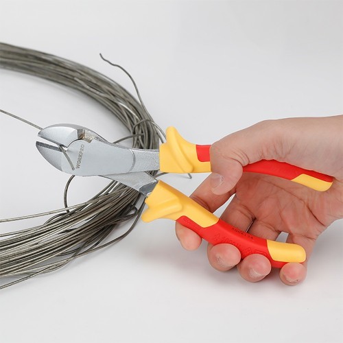 Alicate Electricista de Corte Diagonal VDE de 180 mm Workpro