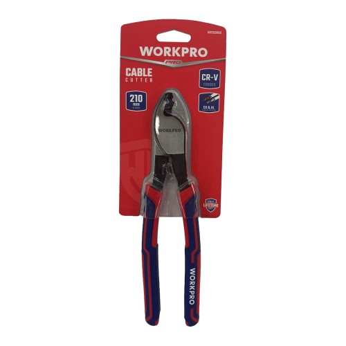 Alicate Corta Cable de 210 mm Workpro Mango Tricomponente