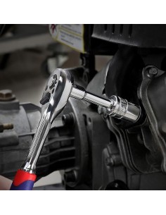 Juego de 14 Llaves de Vaso para Llave Carraca 1/4" Workpro 21137 2