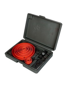 Juego de 12 Sierras de Corona Workpro 19 - 127 mm 21152