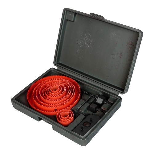 Juego de 12 Sierras de Corona Workpro 19 - 127 mm 21152