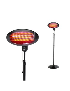 EDM 07091 Estufa de Cuarzo Exterior con Pie 650/1300/2000W