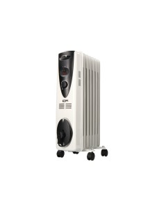 Radiador de Aceite Blanco 1500W 7 elementos EDM 07121