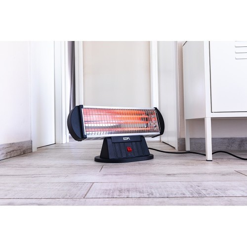 Estufa de Cuarzo 3 Barras 400/800/1200W Antivuelco EDM 07140 Estufa de Cuarzo 3 Barras 400/800/1200W Antivuelco EDM 07140