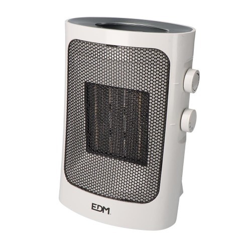 Calefactor Eléctrico Vertical EDM 1000/1500W Blanco 07185