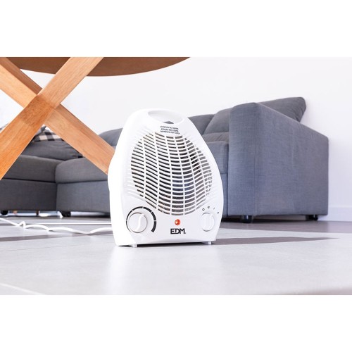 Calefactor Eléctrico Compacto Vertical 1000/2000W EDM 07204