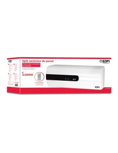 Calefactor Split Cerámico con Mando 1000/2000W EDM 07206 2