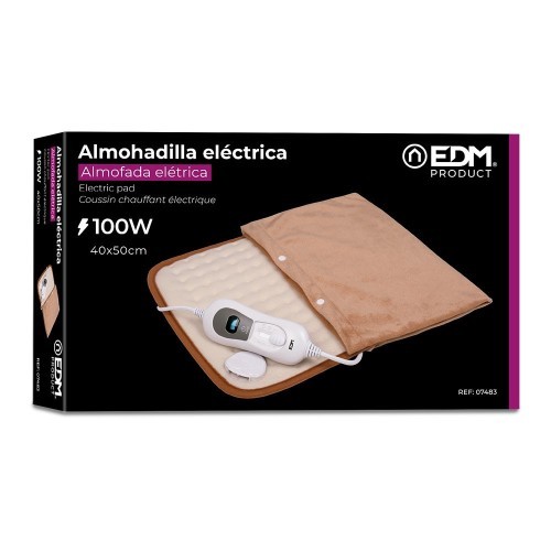 Almohadilla Eléctrica Reversible100W 40x50CM EDM 07483