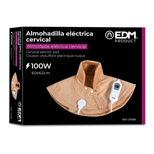 EDM 07489 Almohadilla Eléctrica Nuca-Cervical 100W