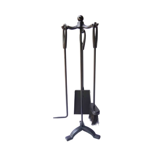 Kit de 3 Herramientas EDM para Estufas de Leña Negro 85752