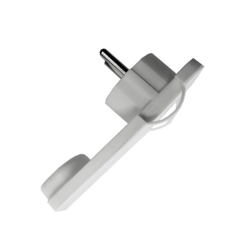 Clavija Enchufe Extraplana Shuko 10/16A T/TL Blanca EDM 40080