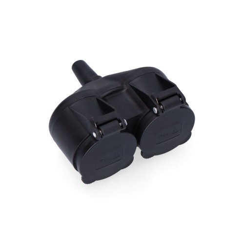 Doble Base de Goma EDM 16A con Tapas IP44 42130