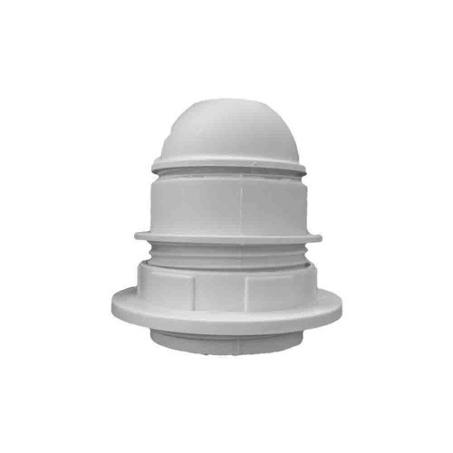 Portalámparas Semirroscado EDM Blanco E27 + Arandela 44070