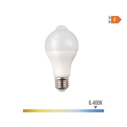 Bombilla LED E27 Crepuscular y  Movimiento EDM A60 12W