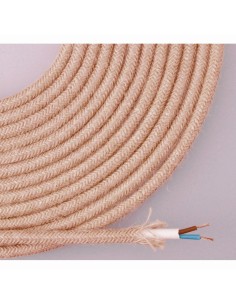Cable de Cuerda de Yute Tejida y Enfundada 2x0,75MM EDM 11974
