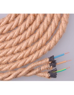 Cable de Cuerda Trenzado Yute 3x0,75MM EDM 11979