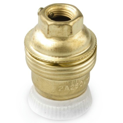 Portalámparas E14 Latón Porcelana Onlex 20730