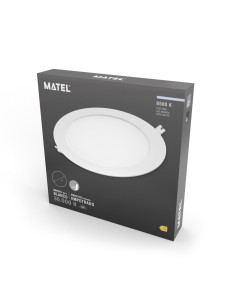 Downlight LED PC Redondo Blanco 6W Matel Corte Ø95/110mm 2