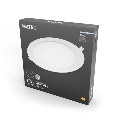 Downlight LED PC Redondo Empotrable 18W Matel Corte Ø170/205mm Downlight LED PC Redondo Empotrable 18W Matel Corte Ø170/205mm