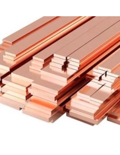 Pletina de cobre 100X10mm 2