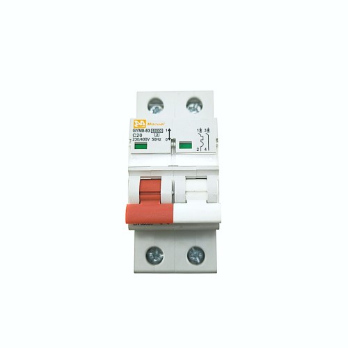 Interruptor Magnetotérmico Vivienda 1P+N 6A 6KA curva C Mocuel