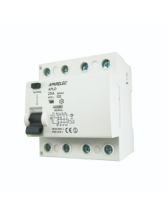Diferencial Eléctrico 25-100A 4 Polos 300mA clase AC Aparelec