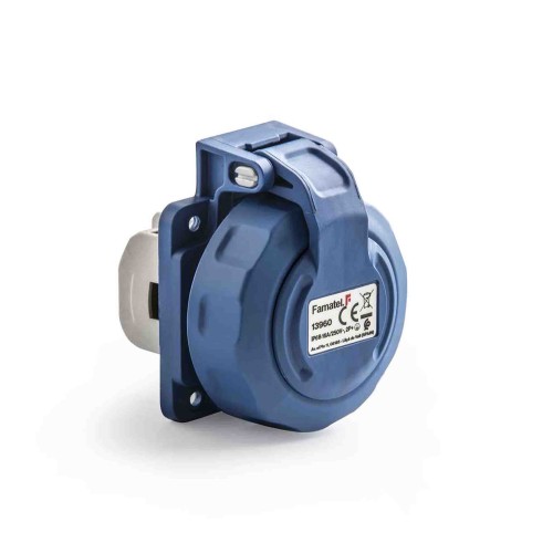 Base enchufe de empotrar 2P+TTL 16A 250V IP67 Famatel 13960