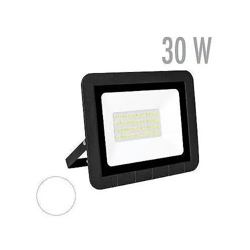 Proyector LED plano negro 30W.Fría - 1 Proyector LED plano negro 30W.Fría - 1