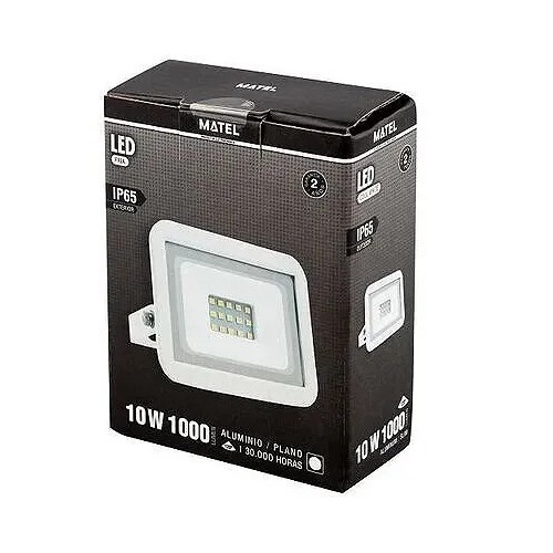 Proyector LED plano blanco 10W.Fría - 2 Proyector LED plano blanco 10W.Fría - 2