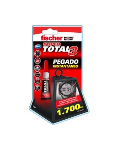Pegamento de Cianocrilato Blister Supertotal 3.3G Fischer