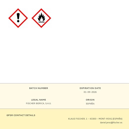 Adhesivo Poliuretano Purflex Transparente 310ML 522204 Fischer