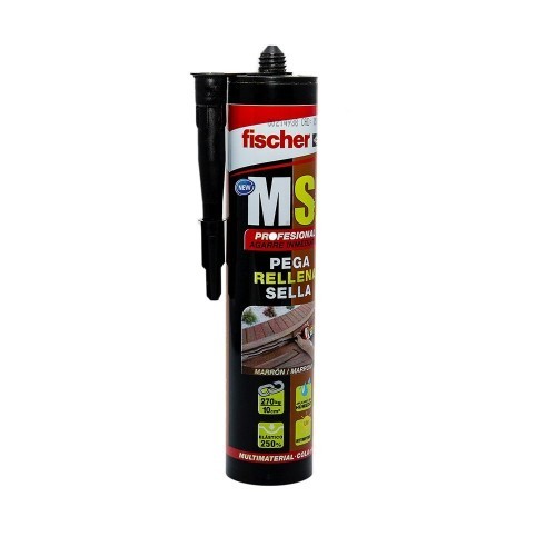 Sellador Adhesivo MS Profesional Marrón 290ML 540329 Fischer