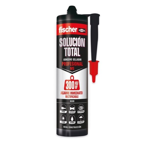MS Adhesivo Sellador Ultra Agarre Negro 290ML 572472 Fischer