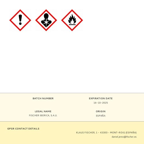 Espuma de Poliuretano Fire Stop Manual Fischer