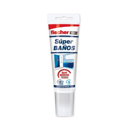 Silicona Blanca Super Baños 100ML 563516 Fischer