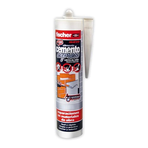 Cemento Express Fischer Gris Oscuro 310ML 512348