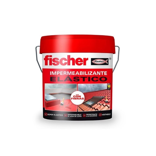 Pintura Impermeabilizante 750ML Gris Con Fibras 558429 Fischer Pintura Impermeabilizante 750ML Gris Con Fibras 558429 Fischer