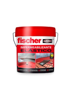Pintura Impermeabilizante Elástico 4 Litros Gris 547159 Fischer