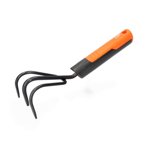 Cultivador de 3 Púas De Jardinería Gris/Naranja EDM