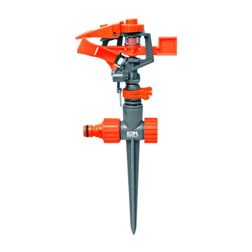 Aspersor de Riego Sectorial Con Estaca Max 400M² Ajustable EDM