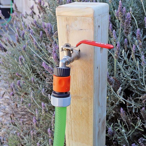 Conector Rápido 5/8"-3/4" para Grifo de Jardin EDM