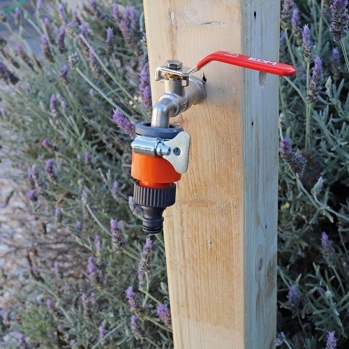 Conector Rápido Sin Rosca 18MM para Manguera de Jardín EDM