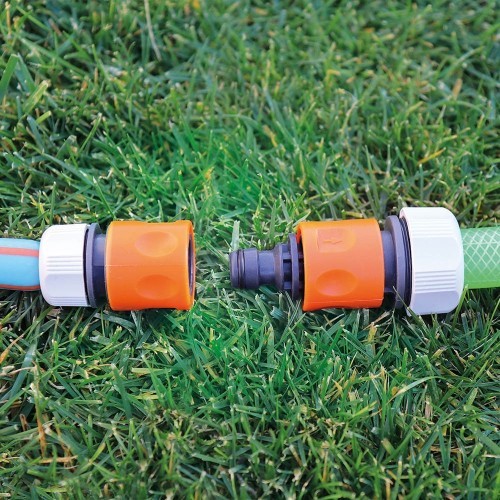 Conector De Unión Rápida para Mangueras de Jardín EDM Conector De Unión Rápida para Mangueras de Jardín EDM