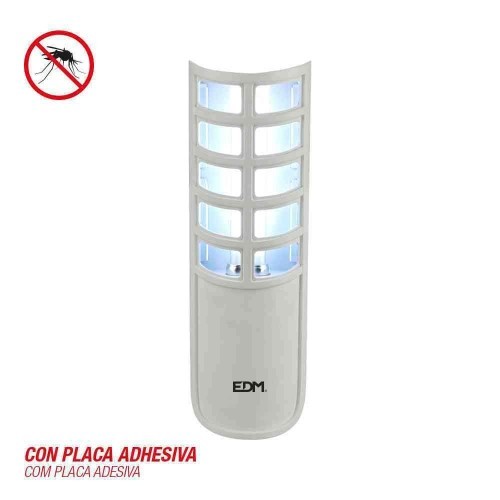 Lámpara Atrapa Insectos Eléctrico 9W 50M² Con Placa Adhesiva EDM Lámpara Atrapa Insectos Eléctrico 9W 50M² Con Placa Adhesiva EDM