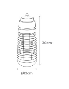 Lámpara Anti Mosquitos Eléctrico EDM 1X6W 25M² 2