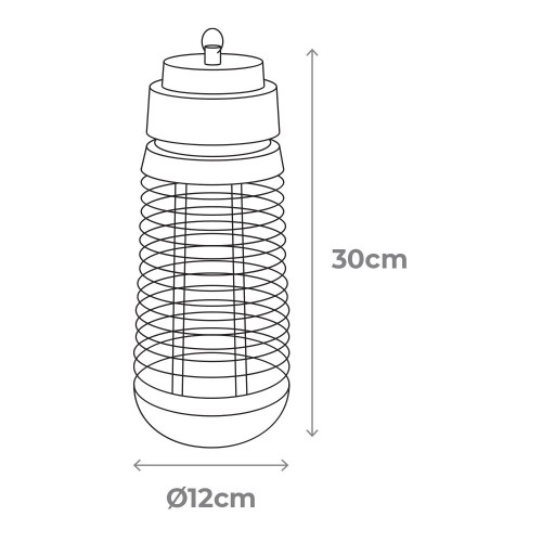 Lámpara Anti Mosquitos Eléctrico EDM 1X6W 25M²