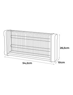 Anti Mosquitos Eléctrico 2X15W 100M² 340° Negro EDM 2