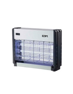 Mata Insectos Profesional Eléctrico 2X8W 50M² Cromo/Negro EDM