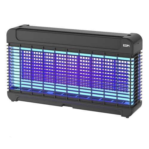 Mata Insectos Profesional Electrónico Con Led 13W 150M² Negro EDM Mata Insectos Profesional Electrónico Con Led 13W 150M² Negro EDM